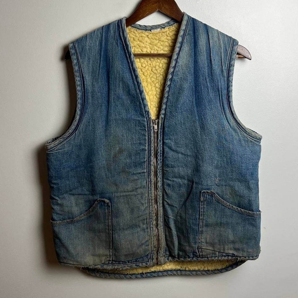 True Vintage Fleece Lined Vest